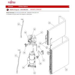 FUJITSU K9374422081 CONDENSER B TA DW 30RLXEH BLUE