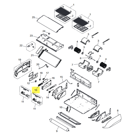 FUJITSU K9712270381 aka 9712270381 Main PCB