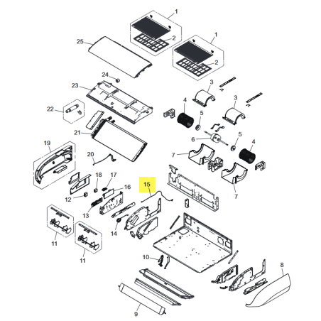 FUJITSU K9900960049 aka 9900960049 Thermistor (Room temp.)