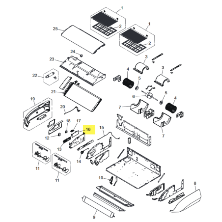 FUJITSU K9712452039 aka 9712452039 Power supply PCB