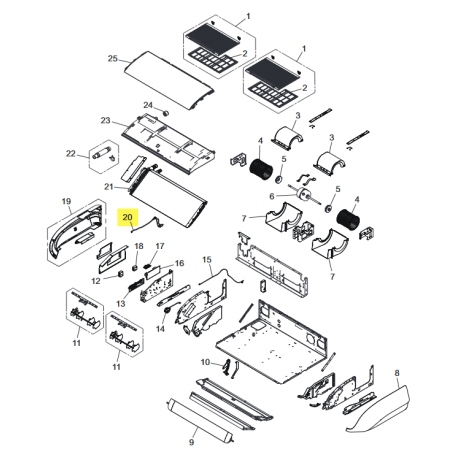 FUJITSU K9900892029 aka 9900892029 Thermistor (Pipe temp.)