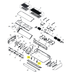 FUJITSU K9383386008 aka 9383386008 Flap hinge