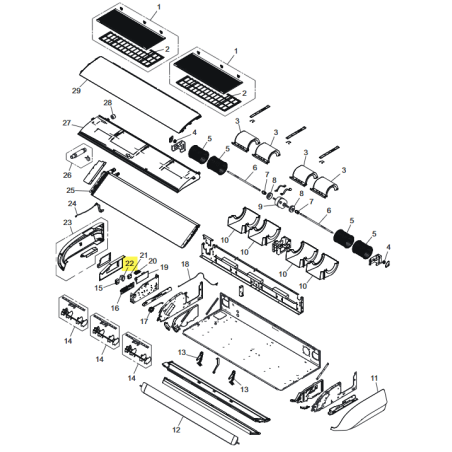 FUJITSU K9707457056 aka 9707457056 Reactor assy
