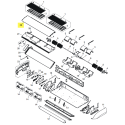 FUJITSU K9384241009 aka 9384241009 Front panel (4-fan) assy