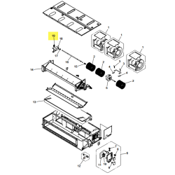 FUJITSU K9379615006 aka 9379615006 Bearing bracket