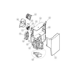 FUJITSU K9900384166 MOTOR STEP ASU9~15RLS2 24BYJ48-1383 L 200 12V 1.0W