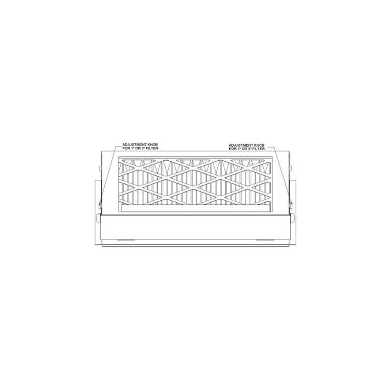 FUJITSU 86ET0001 20 x 20 Filter Base, Medium Cabinet 30k, 36k