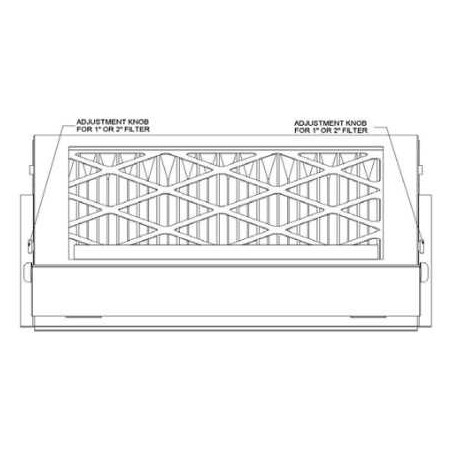 FUJITSU 86ET0001 20 x 20 Filter Base, Medium Cabinet 30k, 36k