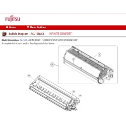 FUJITSU K9323532106 aka 9323532106 EVAPORATOR TA-9 12RLS3 HY HCRC