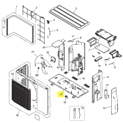 FUJITSU K9323550025 aka 9323550025 Base assy