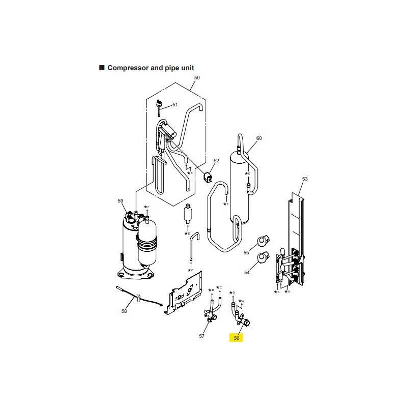 FUJITSU K9322477040 aka 9322477040 VALVE 3 WAY FSV-JA4GKG-30 A2L