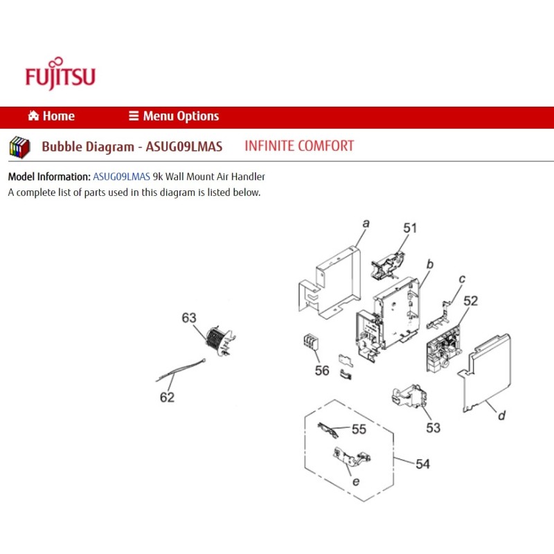 FUJITSU K9711147011 DISPLAY PCB HY K18RB-1800HSE-D0