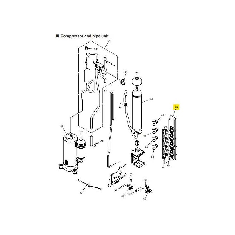 FUJITSU K9384866110 aka 9384866110 VALVE UNIT TA (Gas Pipe Valve + Liquid Pipe Valve) A2L