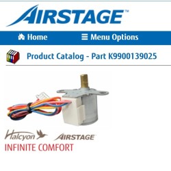 FUJITSU K9900139025 aka 9900139025 MOTOR STEP ASUA HVAB 20BYJ46-43 LEIL 250 12VDC 0.6W