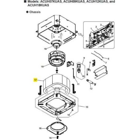 FUJITSU K9375720537 aka 9375720537 EVAPORATOR TA A2L