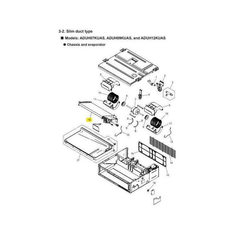 FUJITSU K9380682776 aka 9380682776 EVAPORATOR TA A2L