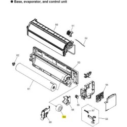 FUJITSU K9604224034 aka 9604224034 MOTOR DC BRUSHLESS MFD-U50XC3F (B) A2L