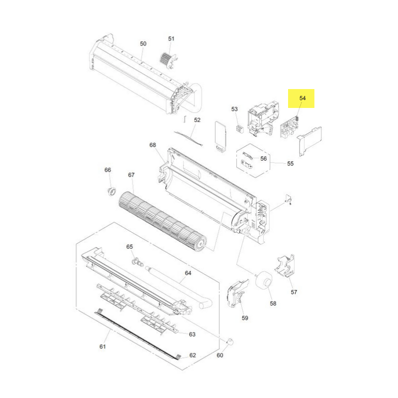 FUJITSU K9712493148 aka 9712493148 CONTROLLER PCB ASSY K23AL-2401HSE-C1 A2L