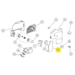 FUJITSU K9900384012 aka 9900384012 STEP MOTOR RLS