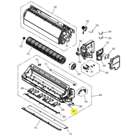 FUJITSU K9900790110 aka 9900790110 STEP MOTOR 24BYJ46 51 L 380 A2L