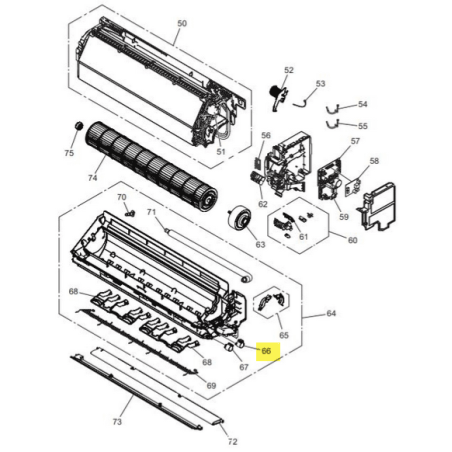 FUJITSU K9900790127 aka 9900790127 STEP MOTOR 24BYJ46 50 L 350 A2L