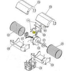 FUJITSU K9358594001 aka 9358594001 BRACKET MOTOR ABU/ARURML HVII