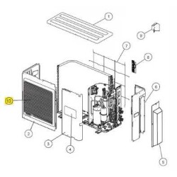 FUJITSU K9374418060 aka 9374418060 BRACKET MOTOR ASSY HFI DW