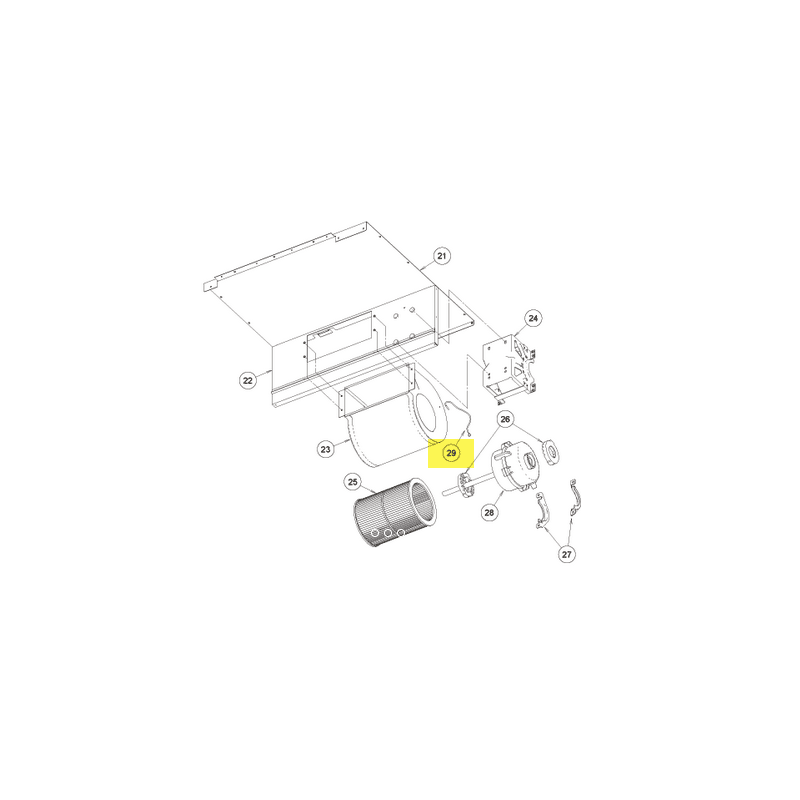 FUJITSU K9900826031 aka 9900826031 THERMISTOR ROOM HY