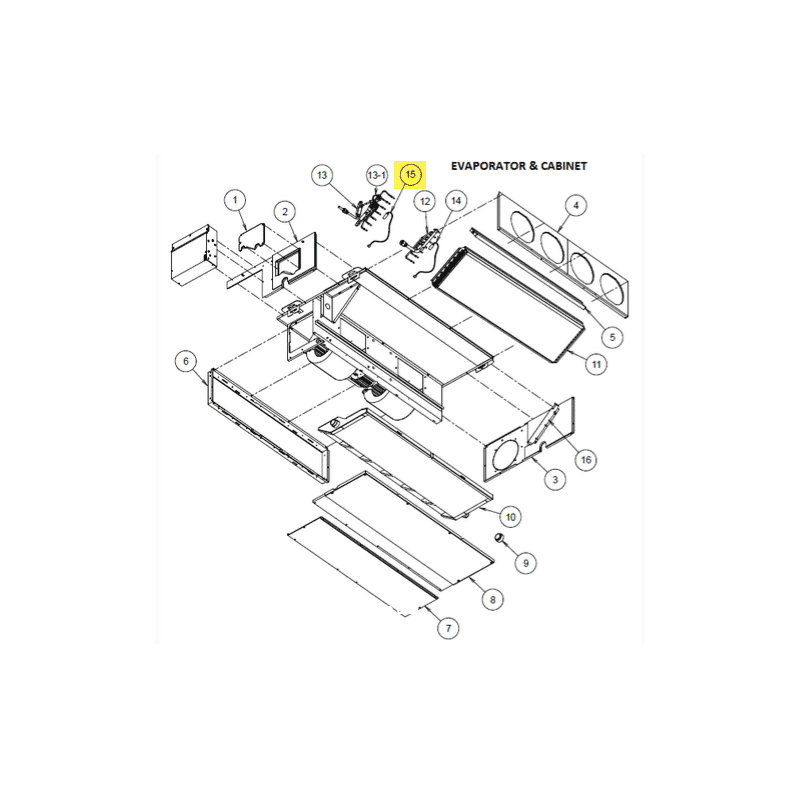 FUJITSU K9900497040 aka 9900497040 THERMISTOR PIPE-IN VAB Replaced By 9900883010