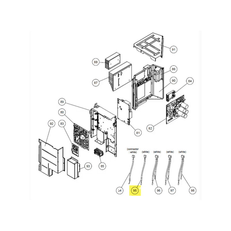 FUJITSU K9900600006 aka 9900600006 THERMISTOR HEAT SUCTION AOHFI