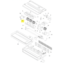 FUJITSU K9379971072 aka 9379971072 SIRROCO FAN SUB ASSY CL48 ADU24