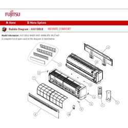 FUJITSU K9315014023 aka 9315014023 AIR FILTER ASUB18 HVII PP