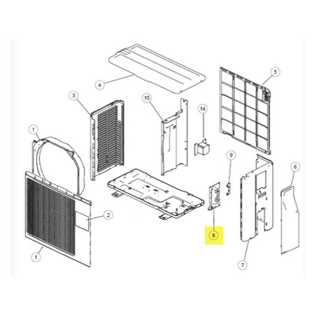 FUJITSU K9316523012 aka 9316523012 BRACKET VALVE RACi