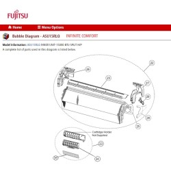 FUJITSU K9366633174 EVAPORATOR TA-RL DW/HY HCRC