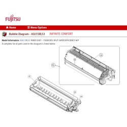 FUJITSU K9323532007 EVAPORATOR TA-15RLS3 HY HCRC