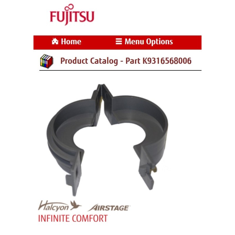 FUJITSU K9316568006 COVER MOTOR RLS  PP