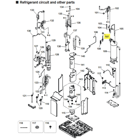 FUJITSU K9970044106 aka 9970044106 SOLENOID VPV-MOAQ522E1