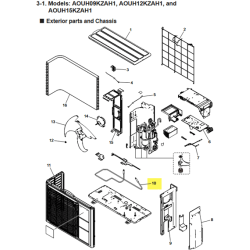 FUJITSU K9901060021 aka 9901060021 HEATER BASE 100RZ0633001(230V 150W) HY A2L