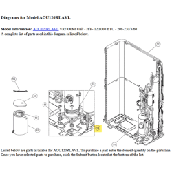 FUJITSU K9901076015 aka 9901076015 HEATER CRANK CASE MATCHWELL 230V 35W L 1500