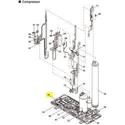 FUJITSU K9900919016 aka 9900919016 HEATER BASE VAB SA2-24897(D8.0 230V150W)
