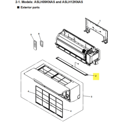 FUJITSU K9333888026 aka 9333888026 Horizontal louver
