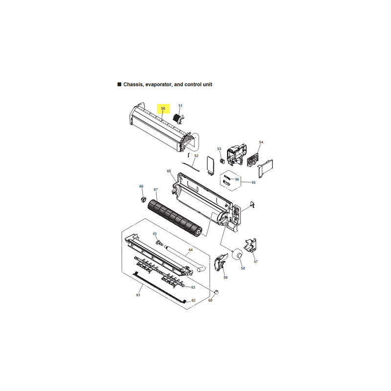 FUJITSU K9365066058 aka Evaporator total assy (09 model)