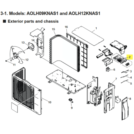 FUJITSU K9709689998  aka 9709689998 Main PCB (12 model)