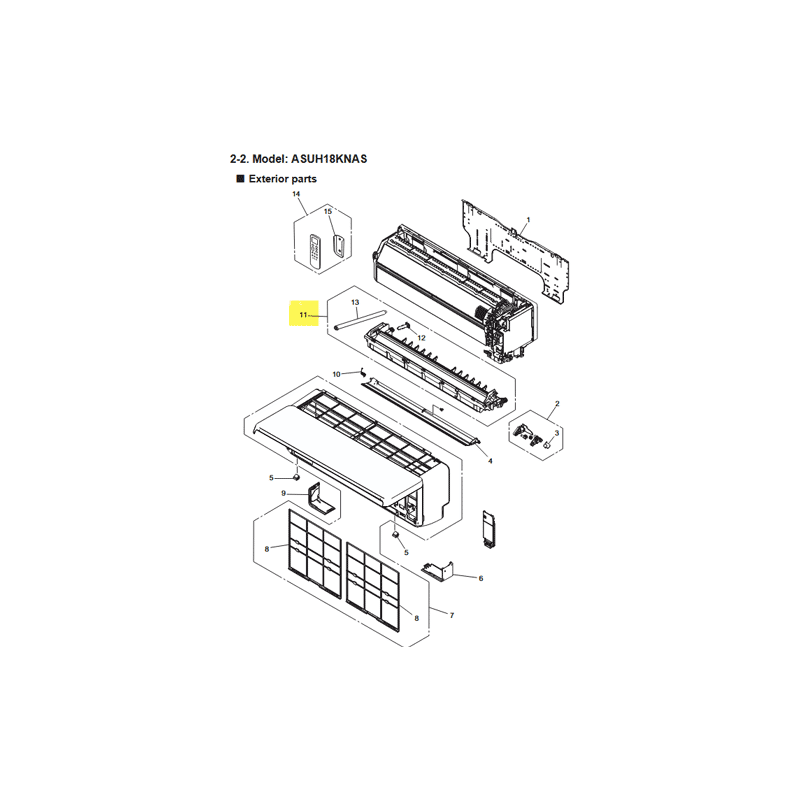 FUJITSU K9387590234 aka 9387590234 DRAIN PAN TA A2L