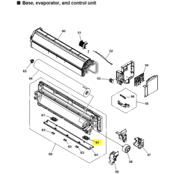 FUJITSU K9388150000 aka 9388150000 BRACKET A FOR PIPE HY HIPS BLACK A2L