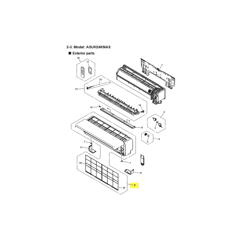 FUJITSU K9384977755 aka 9384977755 FRONT PANEL TA A2L