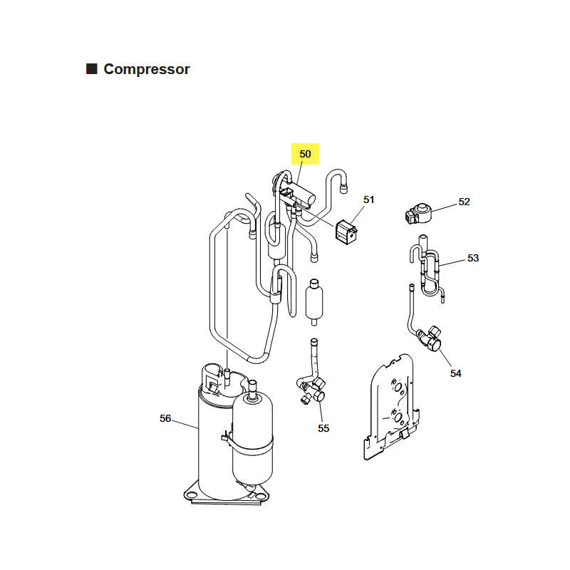 FUJITSU K9364463001 aka 9364463001 VALVE 4 WAY A2L