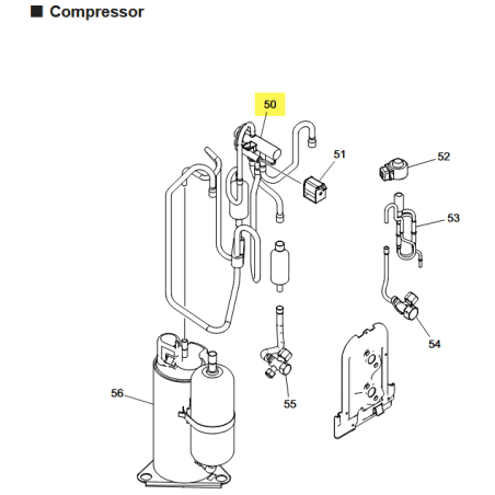 FUJITSU K9364463001 aka 9364463001 VALVE 4 WAY A2L