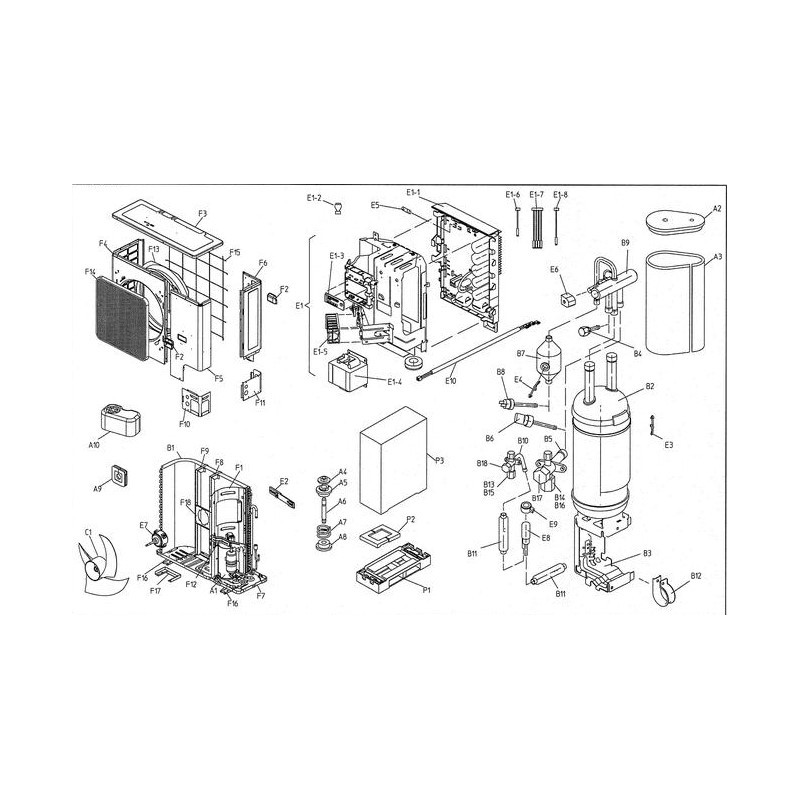DAIKIN 142657J Body/ Four-Way Valve