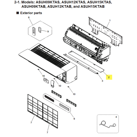 FUJITSU K9319232157 aka 9319232157 DIFFUSER ASSY A2L